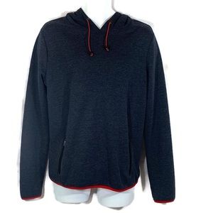 Prince & Fox Hoodie Pull Over Sweatshirt Blue Sz S